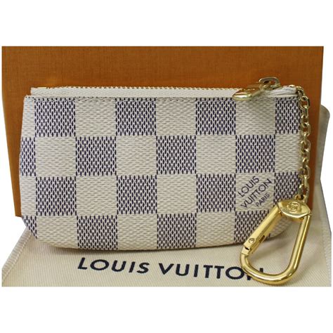 louis vuitton key pouch azur|louis vuitton key pouch stock.